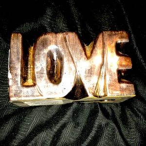 A love decoration pice